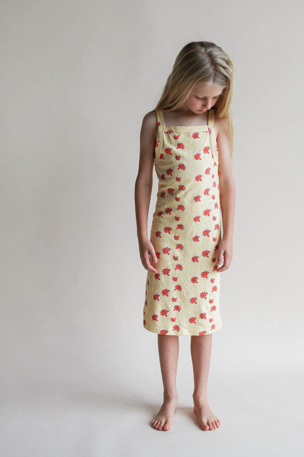 the simple folk x millk cotton hemp dress