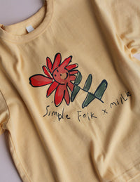 the simple folk x millk organic cotton t.shirt