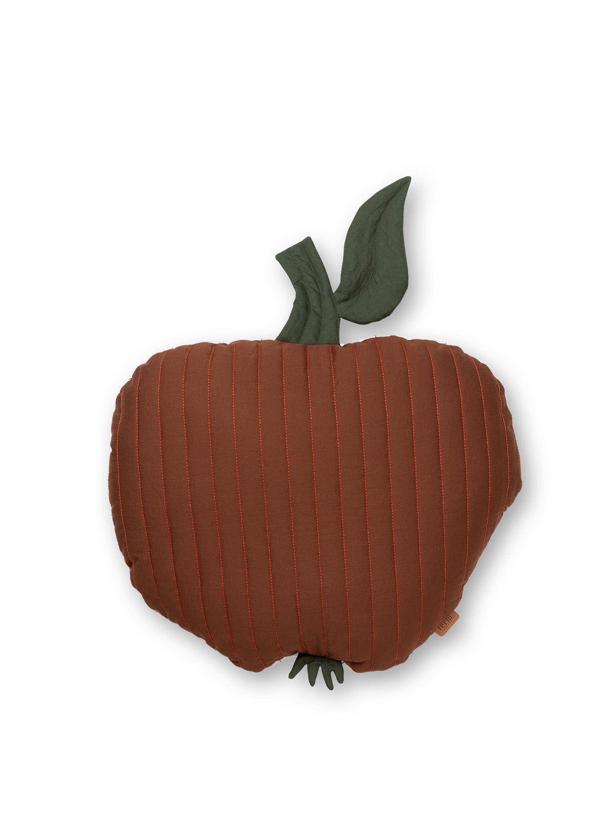 apple quilted cushion - cinnamon - ferm  LIVING -