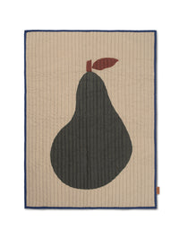 pear quilted blanket - sand - ferm  LIVING -