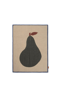 pear quilted blanket - sand - ferm  LIVING -