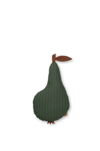 pear quilted cushion - dark green - ferm  LIVING -