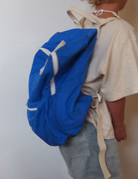 sapphire cotton millk backpack