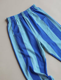 lapis stripe organic cotton pant — pre-order