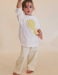 millk bubbles organic cotton hemp top - citrus