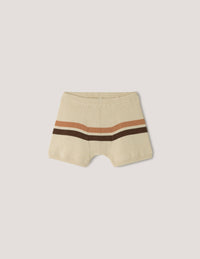 the weekday boy short - chocolate stripe