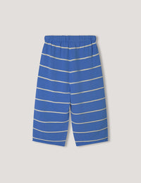 blue stripe knitted pant