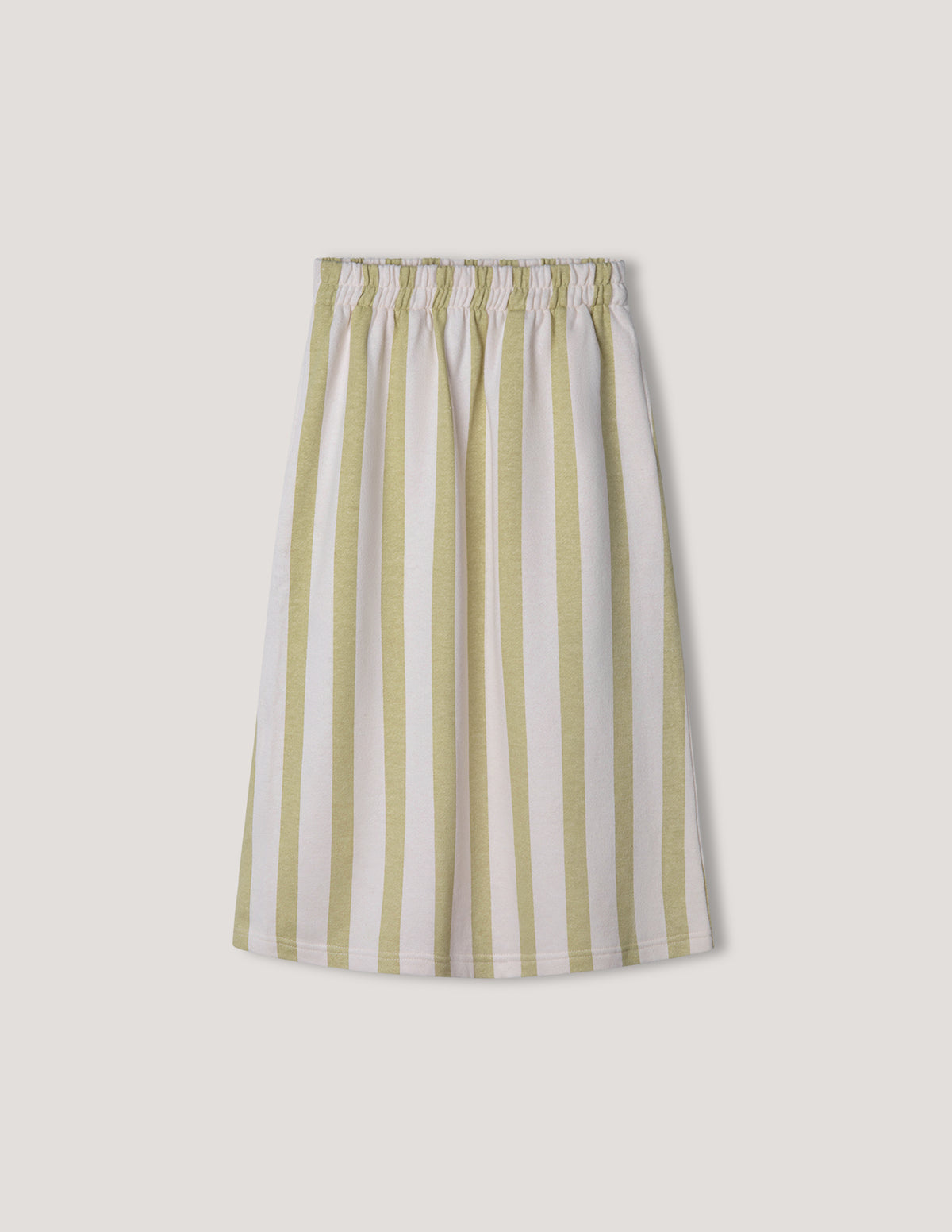 youth - citrus stripe fleece skirt