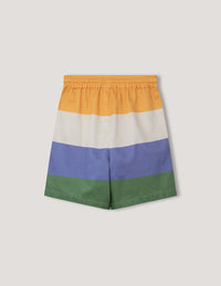 ombre washed cotton short