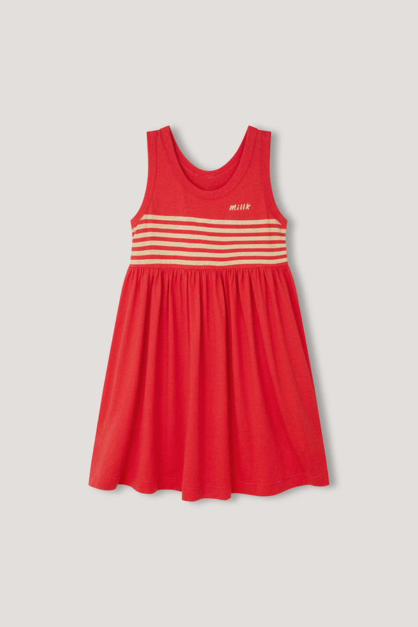 tomato stripe dress